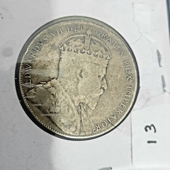 1907 NFLD silver coin - Picture 2 of 2